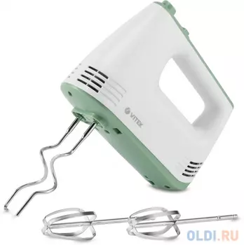 Миксер ручной Vitek VT-1405 400Вт белый/салатовый