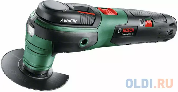 Многофункциональный инструмент Bosch UniversalMulti 12 зеленый/черный