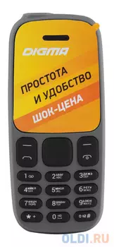 Телефон Digma A106 серый