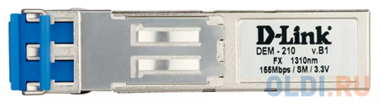 Модуль D-Link DEM-210/10/B1A (10шт. в коробке) Модуль SFP с 1 портом 100Base-FX для одномодового оптического кабеля, питание 3,3В (до 15 км)