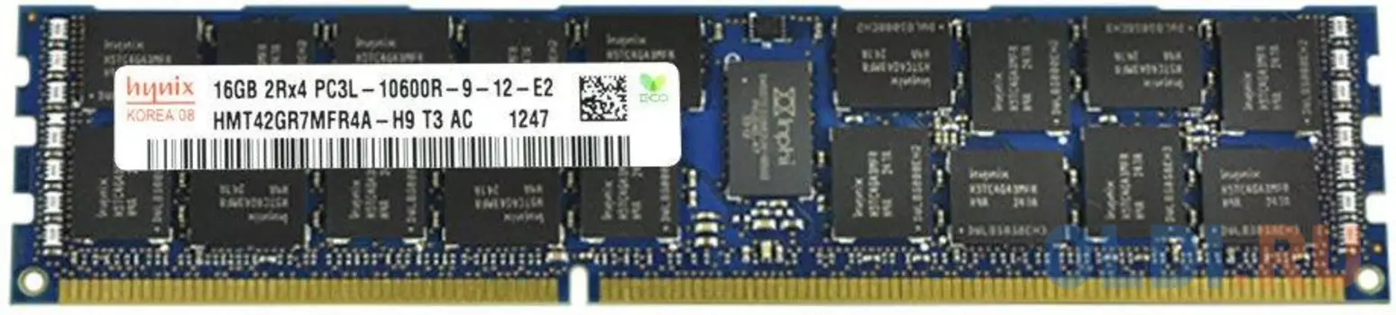 Оперативная память для компьютера Hynix HMT42GR7MFR4A-H9 DIMM 16Gb DDR3L 1333MHz