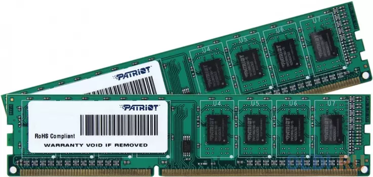 Оперативная память для компьютера Patriot PSD38G1600K DIMM 8Gb DDR3 1600MHz