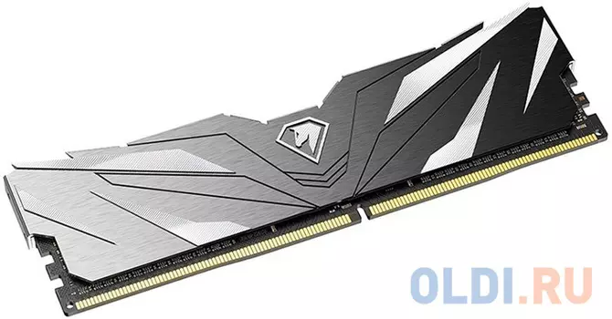 Модуль памяти DDR 4 DIMM 8Gb PC21300, 2666Mhz, Netac Shadow II NTSWD4P26SP-08K C19 Grey, с радиатором