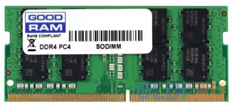 Модуль памяти SO-DIMM DDR4 Goodram 8GB 2400MHz CL17 [GR2400S464L17S/8G]