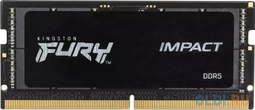 Модуль памяти SO-DIMM DDR 5 DIMM 16Gb PC48000, 6000Mhz, Kingston FURY Impact XMP CL38 (KF560S38IB-16)