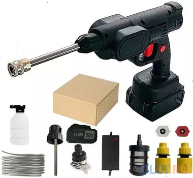 Мойка высокого давления аккумуляторная ZITREK ZKCW20V [082-2016] { 30 бар, 2x4.0Ач }