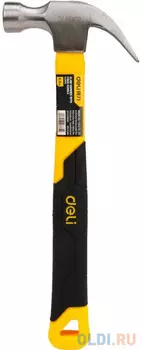 Молоток-гвоздодер Deli DL5002 500 гр Фибергласовая рукоять.