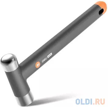 Молоток Home Series Gray Deli HT7008C вес бойка 250гр, эксклюзивный дизайн, рукоятка из высококачественного софттач пластика
