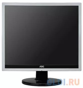 Монитор 17" AOC E719SD серебристый черный TFT-TN 1280x1024 250 cd/m^2 5 ms DVI VGA