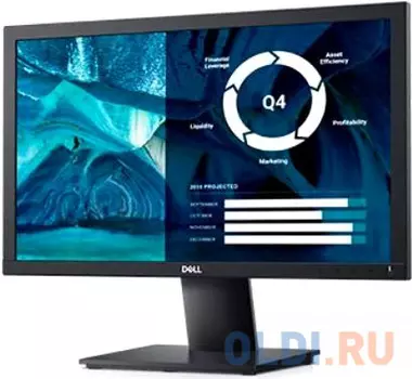 Монитор 20" DELL E2020H черный TN 1600x900 250 cd/m^2 5 ms VGA DisplayPort 2020-0674