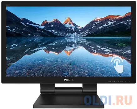 МОНИТОР 21.5" PHILIPS 222B9TN/00 Black (Multi-Touch, 1920x1080, 1 ms, 170°/160°, 250 cd/m, 50M:1, +DVI, +HDMI 1.4, +Disp