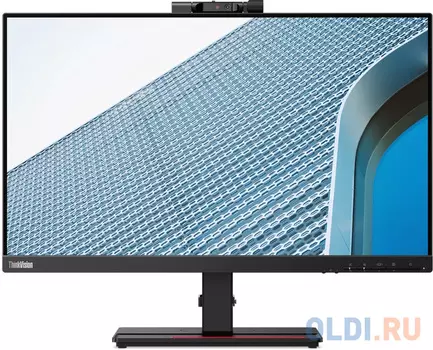 МОНИТОР 23.8" Lenovo ThinkVision T24v-30 Black с поворотом экрана (IPS, 1920x1080, 4 ms, 178°/178°, 250 cd/m, 1000:1)