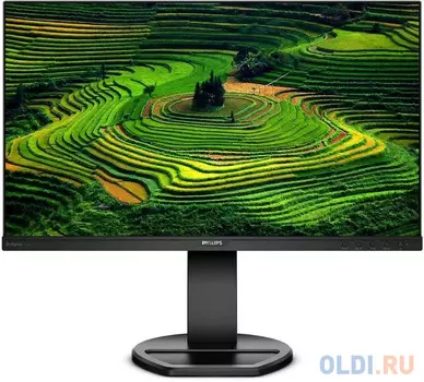 МОНИТОР 23.8" PHILIPS 241B8QJEB/00 Black с поворотом экрана (IPS, 1920x1080, 5 ms, 178°/178°, 250 cd