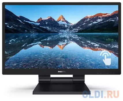 МОНИТОР 23.8" PHILIPS 242B9T/00 Black (IPS, Multi-touch, 1920x1080, 5 ms, 178°/178°, 250 cd/m, 50M:1, +DVI, +HDMI 1.4, +
