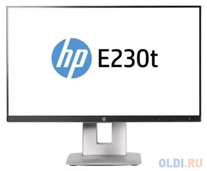 Монитор 23" HP EliteDisplay E230t черный серебристый IPS 1920x1080 250 cd/m^2 6 ms HDMI DisplayPort VGA USB W2Z50AA