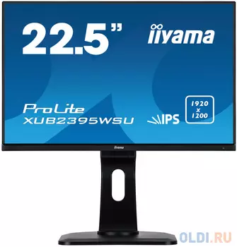 Монитор 23" iiYama ProLite XUB2395WSU-B1 черный IPS 1920x1200 250 cd/m^2 4 ms HDMI DisplayPort VGA Аудио USB