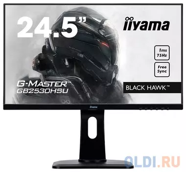 Монитор 25" iiYama G-Master GB2530HSU-1 черный TN 1920x1080 250 cd/m^2 1 ms HDMI DisplayPort Аудио USB VGA GB2530HSU-1