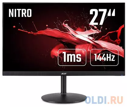МОНИТОР 27" Acer Nitro XF272UPbmiiprzx Black с поворотом экрана (LED, Wide, 2560х1440, 144Hz, 1ms, 170°/160°, 300 cd/m,