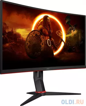 МОНИТОР 27" AOC C27G2Z3 Black-Red (VA, изогнутый, 1920x1080, 280Hz, 0.5 ms, 178°/178°, 300 cd/m, 80M:1, +2xHDMI 2.0,DP)