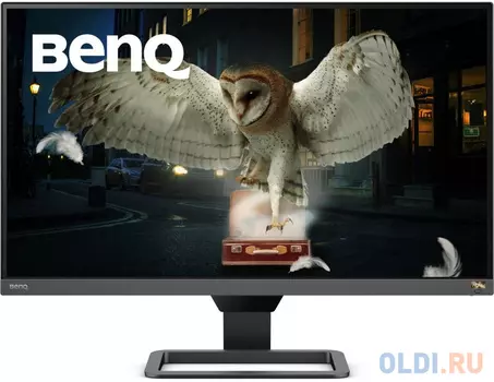 МОНИТОР 27" BenQ EW2780Q Metallic Grey-Black (IPS, 2560x1440, HDR, 5 ms, 178°/178°, 350 cd/m, 20M:1, +2xHDMI 2.0, +Displ