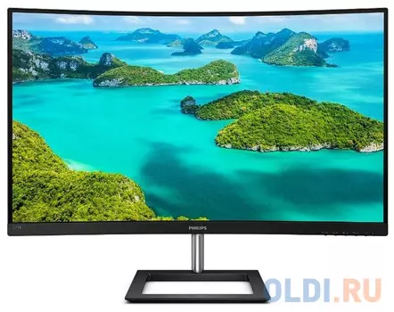 МОНИТОР 27" PHILIPS 271E1CA/00 Black (VA, изогнутый, 1920x1080, 75Hz, 4 ms, 178°/178°, 250 cd/m, Mega DCR, +HDMI, +MM, F