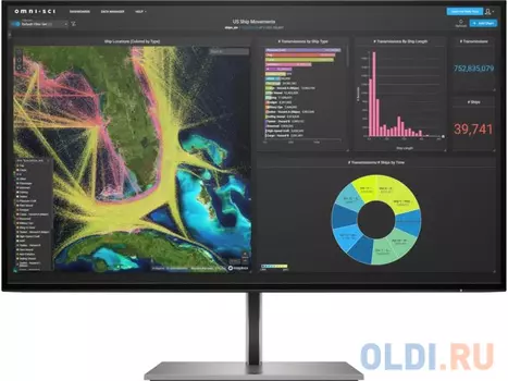 Монитор 27" HP Z27k G3 серебристый IPS 3840x2160 350 cd/m^2 5 ms HDMI DisplayPort USB LAN USB Type-C 1B9T0AA