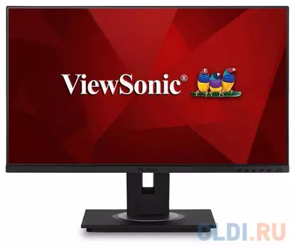 Монитор 27" ViewSonic VG2755-2K черный IPS 2560x1440 250 cd/m^2 5 ms HDMI DisplayPort USB Type-C VGA USB VS17552