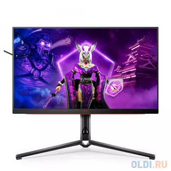 МОНИТОР 32" AOC AGON AG324UX Black с поворотом экрана (4K, IPS, 3840x2160, 144Hz, 1 ms, 178°/178°, 350 cd/m, 80M:1)