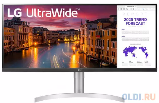 Монитор 34" LG UltraWide 34WN650 белый IPS 2560x1080 500 cd/m^2 5 ms (G-t-G) HDMI DisplayPort Аудио 34WN650-W.ARUZ