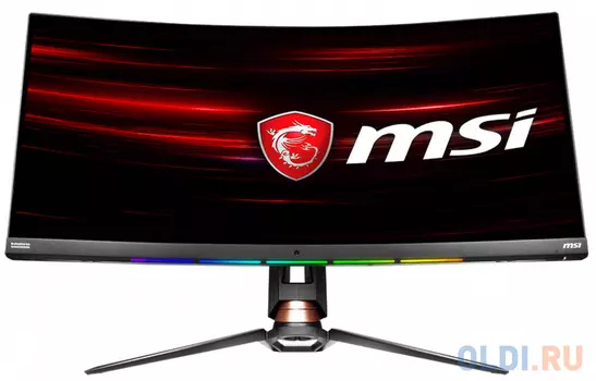 Монитор 34" MSI Optix MPG341CQR черный VA 3440x1440 400 cd/m^2 1 ms DisplayPort HDMI USB Type-C Аудио USB