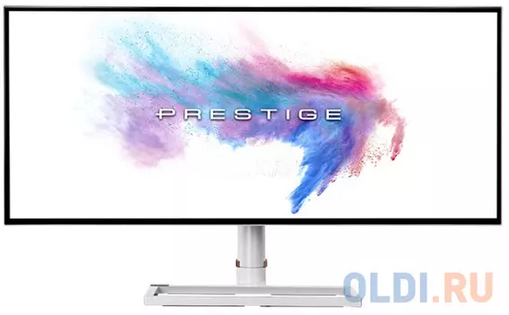 Монитор 34" MSI Prestige PS341WU белый IPS 5120х2160 450 cd/m^2 8 ms (G-t-G) HDMI DisplayPort USB Type-C USB Аудио 9S6-3DA19A-001