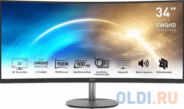 Монитор 34" MSI Pro MP341CQ