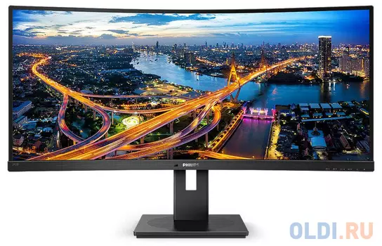 Монитор 34" Philips 342B1C/00 черный VA 2560x1080 300 cd/m^2 4 ms HDMI DisplayPort Аудио USB