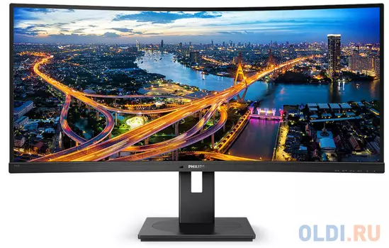 Монитор 34" Philips 346B1C/00 черный VA 3440x1440 300 cd/m^2 5 ms HDMI DisplayPort Аудио USB USB Type-C LAN