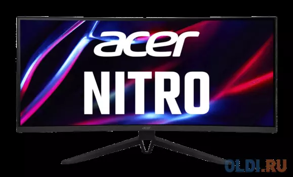 Монитор/ Acer ED343CURHbmiippx 34'', ZeroFrame, Curved 1000R Black, 21:9, VA, 3440x1440, 1 / 4ms, 300cd, 100Hz, 2xHDMI(2.0) + 2xDP(1.2) + A