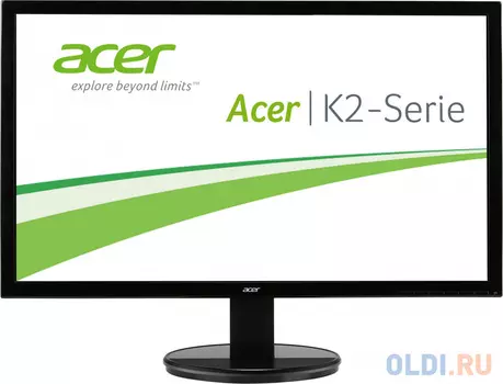 Монитор 24" Acer K242HLBD gl. Black LED, 1920x1080, 5ms, 250 cd/m2, 100M:1, D-Sub, DVI (HDCP)