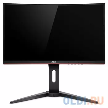 Монитор 23.6" AOC C24G1 Black-Red CURVED, VA, 1920x1080, 1ms, 250 cd/m2, 3000:1 (DCR 50M:1), D-Sub, HDMI*2, DP, HAS, Pivot, Headph.Out, vesa