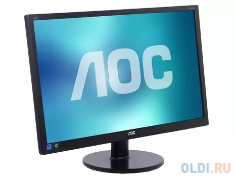 Монитор 24" AOC E2460SH Black 1920x1080, 1ms, 250 cd/m2, 1000:1 (DCR 20M:1), D-Sub, DVI, HDMI, 2Wx2, Headph.Out, vesa