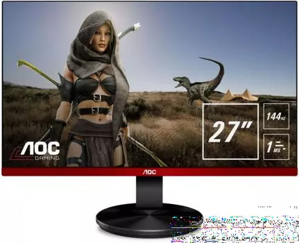 Монитор 27" AOC G2790PX Black-red 1920x1080, 1ms, 400 cd/m2, 1000:1 (DCR 50M:1), D-Sub, HDMI*2, DP, USBhub, 2Wx2, Headph.Out, HAS, Pivot, vesa