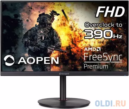 Монитор Aopen 24.5" 25XV2QFbmiiprx IPS 1920x1080 390Hz 250cd/m2 16:9