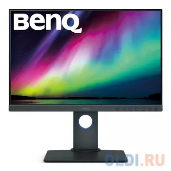 Монитор Benq 24.1" SW240 черный IPS LED 16:10 DVI HDMI DisplayPort Mat HAS Pivot 250cd USB