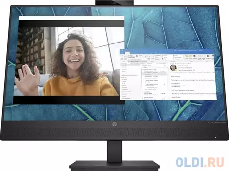 Монитор HP 27" Conferencing M27m черный IPS 16:9 HDMI Cam матовая 1000:1 300cd 178гр/178гр 1920x1080 DP FHD 3.2кг