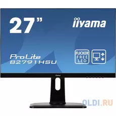 Монитор 27" iiYama B2791HSU-B1 черный TN 1920x1080 300 cd/m^2 1 ms VGA HDMI DisplayPort Аудио USB