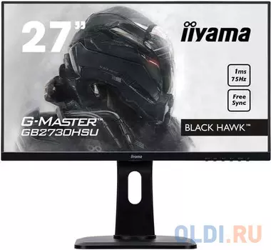 Монитор 27" Iiyama GB2730HSU-B1 черный TN+film LED 1ms 16:9 HDMI DisplayPort M/M Mat HAS 300cd USB