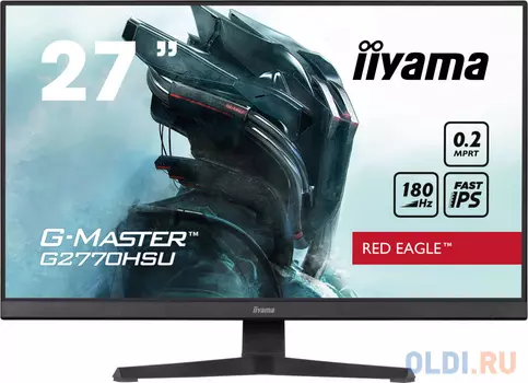 Монитор LCD 27'' 16:9 1920х1080(FHD) IPS, 240 Hz, 300 cd/m2, H178°/V178°, 1000:1, 80M:1, 16.7M, 0,1 ms, HDMI, DP, USB-Hub, Tilt, Speakers, 3