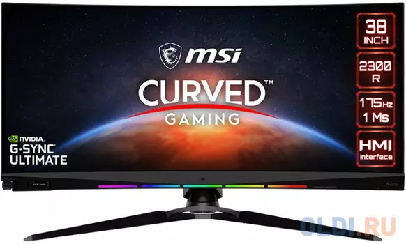 Монитор LCD Optix MEG381CQR Plus 95,2 cm (37.5") 21:9 3840x1600(UW4K) IPS, nonGLARE, 400cd/m2, H178°/V178°, 1000:1, 100M:1, 1,07 миллиардов цвето