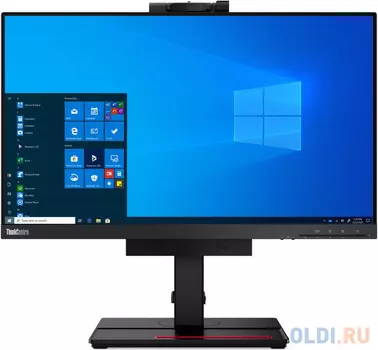Монитор Lenovo 23.8" ThinkVision TIO24Gen4 черный IPS 4ms 16:9 HDMI M/M матовая HAS Pivot 1000:1 250cd 178гр/178гр 1920x1080 D-Sub DisplayPort FH