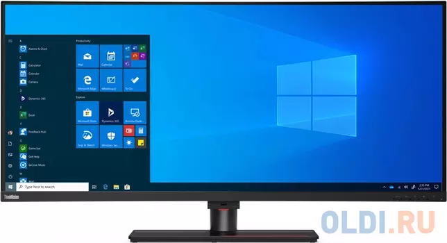 Монитор Lenovo 39.7" P40w-20 Black/Red Curved 2500R, 21:9, IPS, 5120 x 2160, 4ms, 300cd, 75Hz, 1xHDMI, 1xDP, 2xThunderbolt, 4xUSB, USB-C, LAN, HA