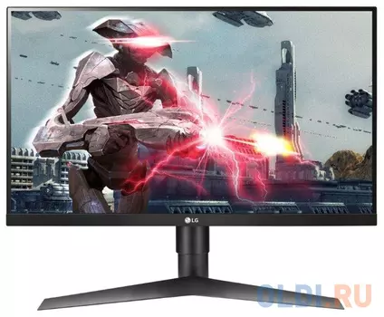 Монитор 27" LG 27GL650F-B Black IPS,1920x1080, 144Hz, 1ms, 400 cd/m2, 1000:1 (Mega DCR), HDMI*2, DP, Headph.Out,HAS, Pivot, vesa