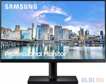 Монитор Samsung 24" F24T450FZU черный IPS LED 5ms 16:9 HDMI матовая HAS Pivot 1000:1 250cd 178гр/178гр 1920x1080 DisplayPort FHD USB 4кг